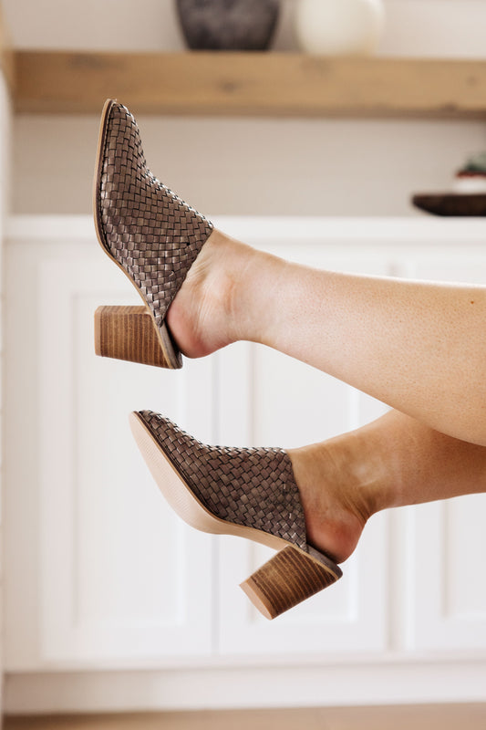 Corky's "Walk With Me" Woven Mules