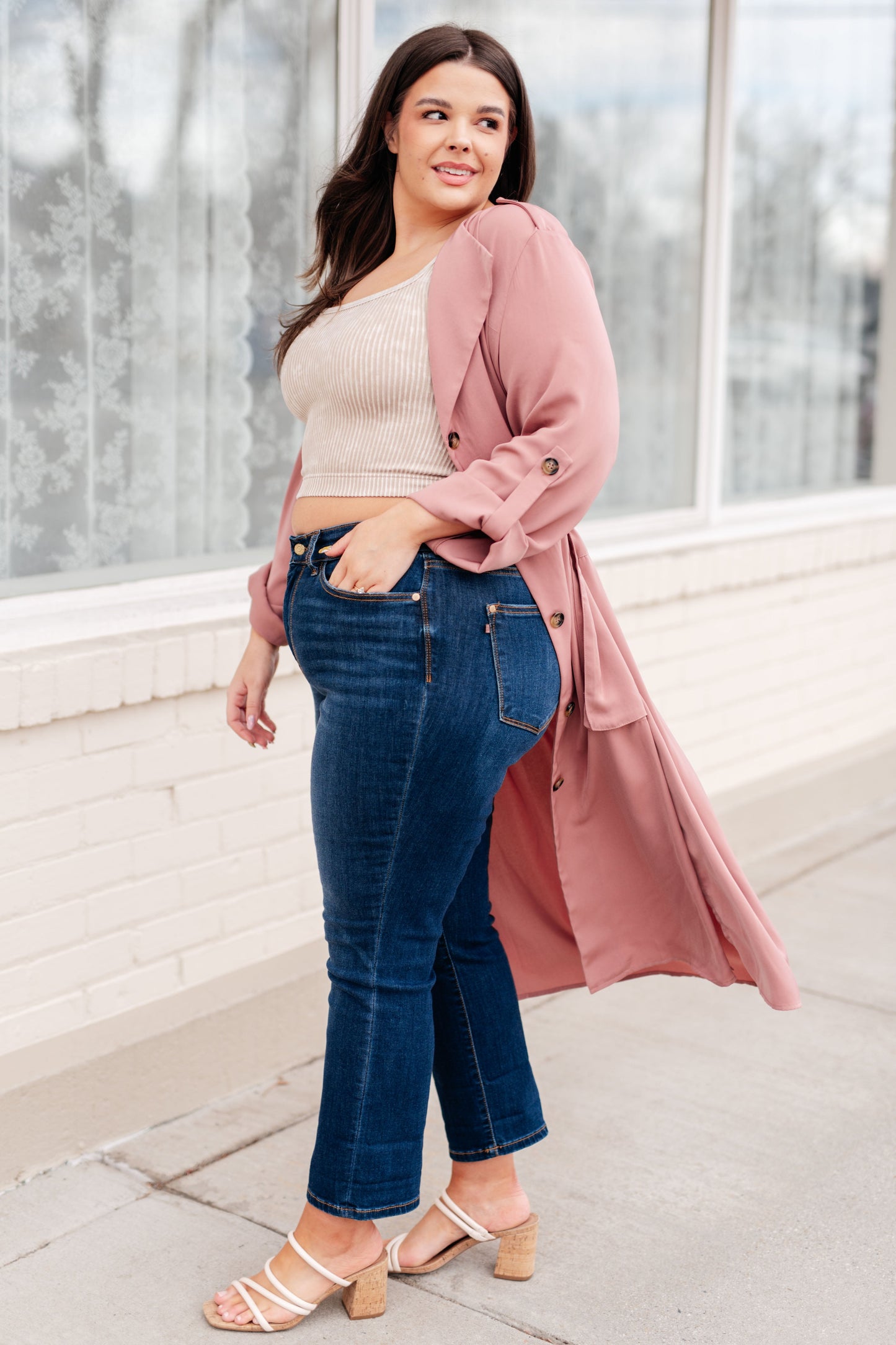 First Day Of Spring Jacket in Dusty Mauve