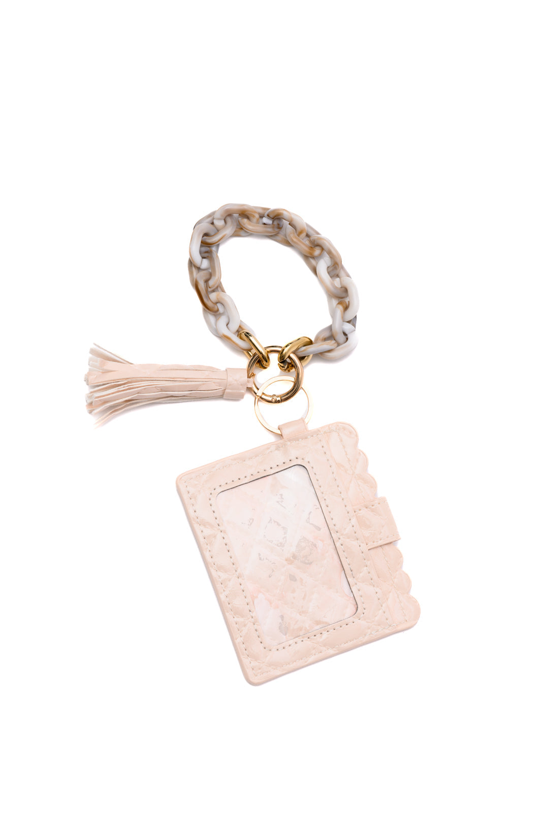 Hold Onto You Wristlet Wallet in Cream